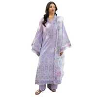 Ropa india y pakistaní con logotipo personalizado, Salwar Kameez, trajes pakistaníes de 3 piezas, vestido de manga larga con decoración de encaje y cremallera para mujer