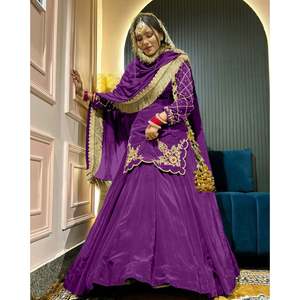 Women's Beautiful Party Wear Sets <b>Lehenga</b> Top and Fancy Dupatta - Product Image 2