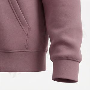 Sudadera con Capucha Unisex OEM de Algodón 100% Grueso para Invierno, Diseño Personalizado de Alta Calidad con Cremallera y Estampado, Color Personalizado - Product Image 6