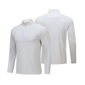 Fabricant de vêtements de sport personnalisés, t-shirt de compression fitness, coton premium, polyester, élasthanne, broderie, impression, OEM, ODM, faible MOQ - Product Image 2