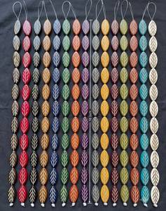 Wholesale Mixed Resin Beads <b>Set</b> | Leaf Tribal <b>Square</b> Heart Beads | Bulk Colorful Jewelry Making Beads Strands in Box - Product Image 1
