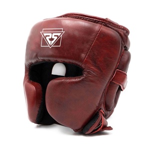 <b>Custom</b> Logo <b>Boxing</b> Training <b>Headgear</b> Head Guard Made of Cowhide Leather By Rukhmal Sports - Product Image 1