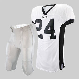 ชุดยูนิฟอร์มอเมริกันฟุตบอลแบบซับลิเมชั่นสั่งทำพิเศษ เสื้อและกางเกงทีมครบชุด ขายส่ง ชุดกีฬาสั่งทำได้ ทนทาน ระบายอากาศได้ดี - Product Image 4