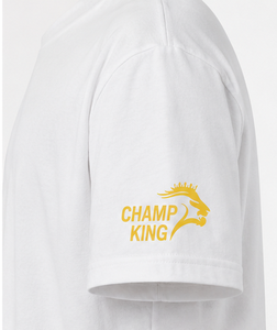 เสื้อยืดแขนสั้นสีขาวคุณภาพพรีเมียมสำหรับผู้ชายทรงปกติสไตล์ลำลอง - Product Image 2