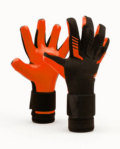 Gants de gardien de but en cuir respirant de haute qualité, professionnels, en latex, avec logo personnalisé, prix raisonnable, pour l'extérieur - Product Image 1