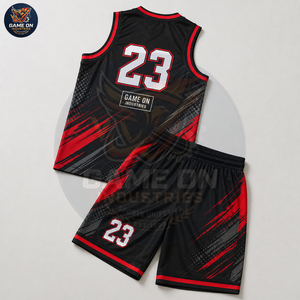 Premium Quality Hand Made Private Lable Fully Customized Made New Arrival Easy To Wear Breathable Lightweight Basketball Uniform - Product Image 3
