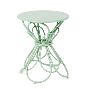Table d'appoint ronde moderne en fil de fer, tabouret minimaliste en métal, meuble de salon, décoration intérieure - Product Image 2