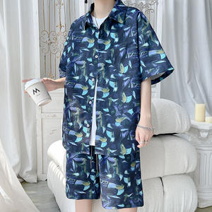 Ensemble d'été pour homme, décontracté, deux pièces, t-shirt et short, tissu en coton respirant, confortable, doux, pour tous les jours, plage, vacances, vêtements d'été - Product Image 6