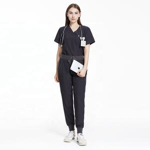 New Female Nurse Scrubs Uniforms Sets <b>Top</b> Jogger Meidical Scrubs Uniforms Nursing Women Scrubs Sets Stretch Hospital Uniforms - Product Image 5