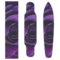 Bande adhésive personnalisée pour skateboard et longboard avec logo personnalisé, imprimée UV, revêtement PVC, imperméable, antidérapante, écologique