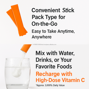 Vitamine C Acide Ascorbique Poudre 90 Sachets Booster Immunitaire Quotidien Antioxydant OEM Corée Supplément - Product Image 6