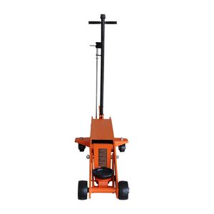 Martinetto di servizio TMG AJL10 da 10 tonnellate con telaio in acciaio a braccio lungo, doppi pistoni, altezza da terra 6 1/2 pollici, rotazione a 360 gradi per uso automobilistico - Product Image 5