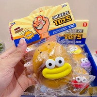 Jouet Squishy en Caoutchouc Souple à Montée Lente, Thème Fromage et Pomme de Terre, à Grande Bouche, Mignon et Original, Jouet Sensoriel Anti-Stress à Presser