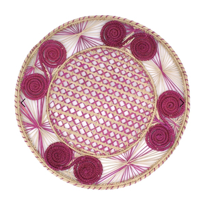 Salvamanteles de rafia tejido a mano con forma de flor, de paja natural, ecológico, resistente al calor, para bodas estilo boho. - Product Image 6
