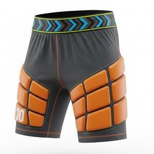 Shorts de gardien de but pour entraînements de football, fabrication directe d'usine, coutures robustes et matière anti-humidité. - Product Image 1