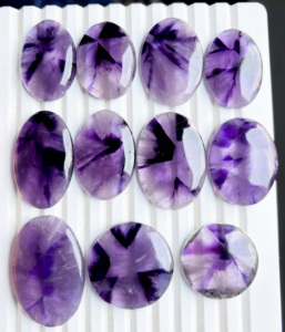 Wholesale Bulk Natural Star Amethyst Cabochon Healing <b>Crystal</b> Quartz Star Amethyst Loose Chakra Spiritual <b>Raw</b> Gemstones OEM - Product Image 1