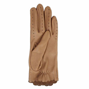 Nouveaux Gants en Cuir Tendance Hiver 2025 pour Femme, en Laine Tricotée et Peau de Mouton, Idéaux pour l'Extérieur - Product Image 4