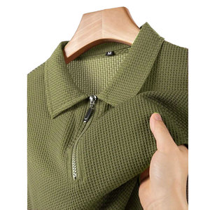 Polo Masculino Solid Trader de Lujo, Textura Suave, Resistente a los Olores, Secado Rápido, Ropa Deportiva de Alto Rendimiento, Prenda Esencial para el Día a Día - Product Image 4