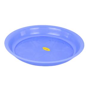 Stackable <b>Round</b> PP Plastic <b>Tray</b> for Serving Organizing Drying Cups Food Kitchen Bathroom Household Canteen Desk Use Easy Clean - Product Image 2