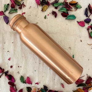 Bouteille d'eau en cuivre élégante et étanche, 1000 ml, écologique - Product Image 4