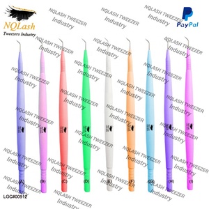 Stz — outils de levage de cils, outils pour la fixation des cils, coloris assortis Rose or bleu, Logo personnalisé argent, pincettes - Product Image 6