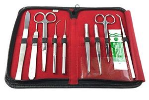 Kit de dissection anatomique pour étudiants en médecine, outils en acier inoxydable, base d'entraînement à la suture, instruments chirurgicaux, Dentavex, chirurgie générale - Product Image 1