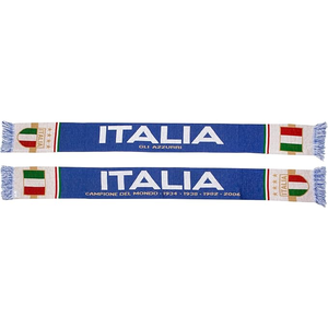 Italia National Team <b>Scarf</b> Long Acrylic Printed Sporty Style For Fans Cheer Support All Seasons - Product Image 1