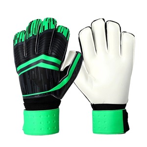 Football Goalkeeper Gloves Full Finger PU Non-Slip Breathable Adjustable Wrist <b>Strap</b> Hook Loop Closure Unisex Powerful Catch - Product Image 1