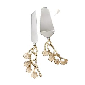 Royal Look Brass <b>Cheese</b> <b>Knife</b> <b>Set</b> & Chic Dessert <b>Knife</b> <b>Set</b> For Classic Serving Charcuterie Board Modern <b>Cheese</b> Serving Utensils - Product Image 3