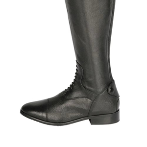 Botas de Equitación de Cuero Negro, Diseño de Punta Cerrada y Longitud Completa para Uso Ecuestre - Product Image 3