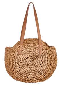 Sac à bandoulière bohème en raphia crocheté tendance 2026, fait main, style bohème, pour femme, prix de gros - Product Image 6
