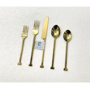 Vente en gros d'usine - Ensemble de couverts de luxe pour mariage en or - Cuillères, fourchettes et couteaux en acier inoxydable - Ensemble de couverts pour la maison, l'hôtel et le restaurant - Product Image 1