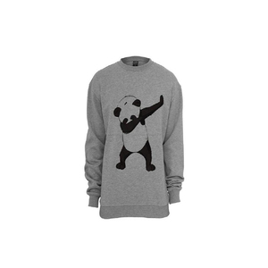 Sudadera con capucha para hombre, de alta calidad, con cuello redondo, Panda, Color gris - Product Image 1