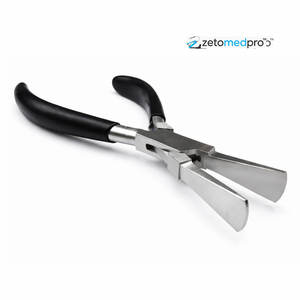 Alicates de punta plana tipo pico de pato de primera calidad, con mordaza dentada, hechos de acero inoxidable, ligeros, para trabajo suave en la colocación de joyas, profesionales - Product Image 6