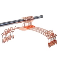 Cintre métallique multi-clip pour sous-vêtements, chaussettes, écharpes, vêtements, organisateur de rangement