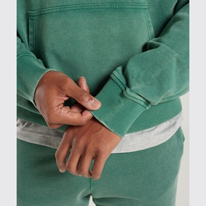 2024 Losefit Custom Acid Wash Chándal Set Hombres Streetwear Sweatsuit 100% Algodón Sudadera con capucha Pantalones de chándal Ecológico para adultos - Product Image 6