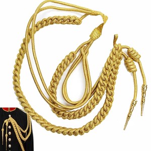 Cordon tressé en fil d'or pour uniforme, aiguillette - Product Image 6