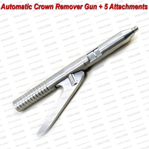 Pistola Automática para Remover Coronas con 5 Instrumentos Intercambiables para la Remoción de Coronas y Puentes Dentales para Procedimientos Odontológicos - Product Image 5