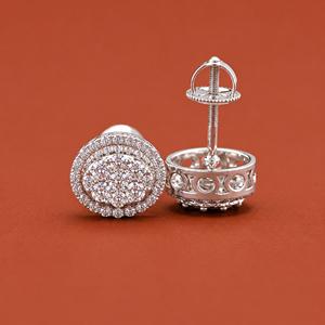 Customize 925 Silver With <b>Moissanite</b> Diamond <b>Earring</b> For Women - Product Image 4
