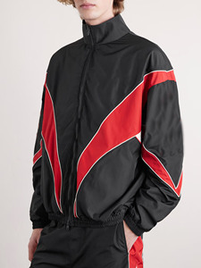 Chaqueta Color Block Hecha a Medida, Chaqueta Vintage Ligera, Chaqueta Retro para Hombre, Chaqueta Cortavientos Estilo Años 80 y 90 - Product Image 6