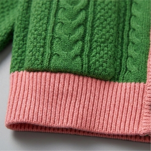 Make Your Custom Good Quality V-Neck for Sorority/Fraternity/Schools/Colleges/Universities Logo Knitted <b>Cardigans</b> <b>Sweaters</b> - Product Image 5