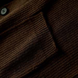 <b>Men's</b> Brown <b>Knitted</b> V-Neck <b>Waistcoat</b> With Button Closure Formal Vest For Suits Autumn Wear - Product Image 3