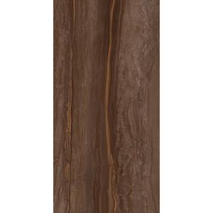 Carrelage en porcelaine de haute qualité, résistant à l'usure, aspect marbre brun foncé, surface émaillée, matériau de revêtement de sol intérieur - Product Image 2