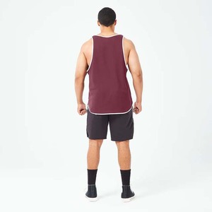 Wholesale Hosten Greek Enterprises Custom Men's Sleeveless Tank Tops-Quick Dry Breathable Eco-Friendly 100% Polyester Casual - Product Image 3