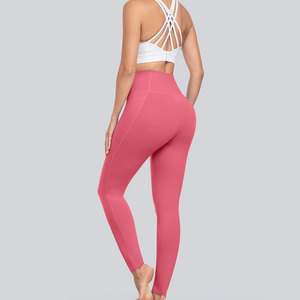 Push Up Sportswear Yoga Legging For Women's With Highly Stretchable Tights Lightweight Cotton <b>Bamboo</b> Fiber Material Gym Legging - Product Image 1