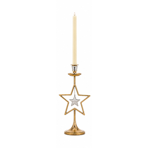 Porte-bougie en métal doré, design moderne, pour sapin de Noël, centre de table pour les fêtes, décoration de la maison, meilleur prix - Product Image 3