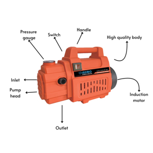 Lavadora de coche de 2200W, lavadora a presión portátil, bomba de agua para el jardín del hogar, limpieza de piscinas, lavadora de alta presión - Product Image 3