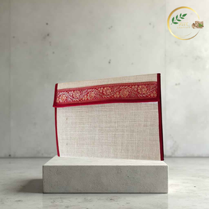 Custom Logo Natural Jute <b>File</b> Bag for Corporate Office Meetings and Business Presentations - Product Image 2