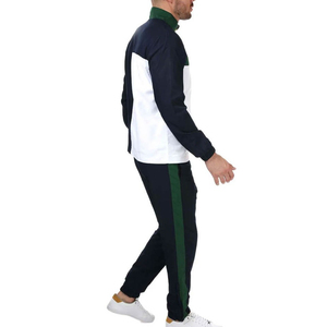 Conjunto Deportivo para Hombre con Bloques de Color, Cuello Alto, Manga Larga, Otoño, Informal, Transpirable, Poliéster y Algodón, Corte Regular - Product Image 4