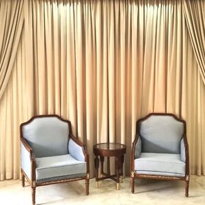 Silla de estilo vintage, sillón tapizado con capitoné, estructura de madera hecha a mano, silla para sala de estar, hogar, villa, boda, hotel, apartamentos - Product Image 6